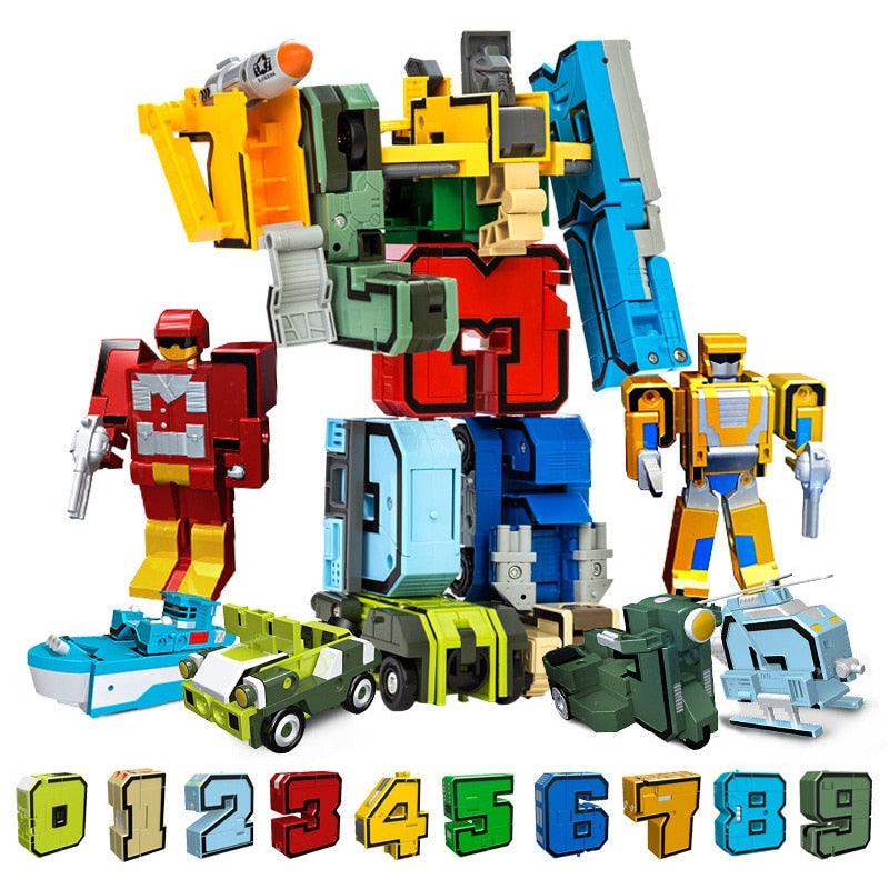 Transformers Numéricos Veículos Super Robô - Oasiz - Oasiz