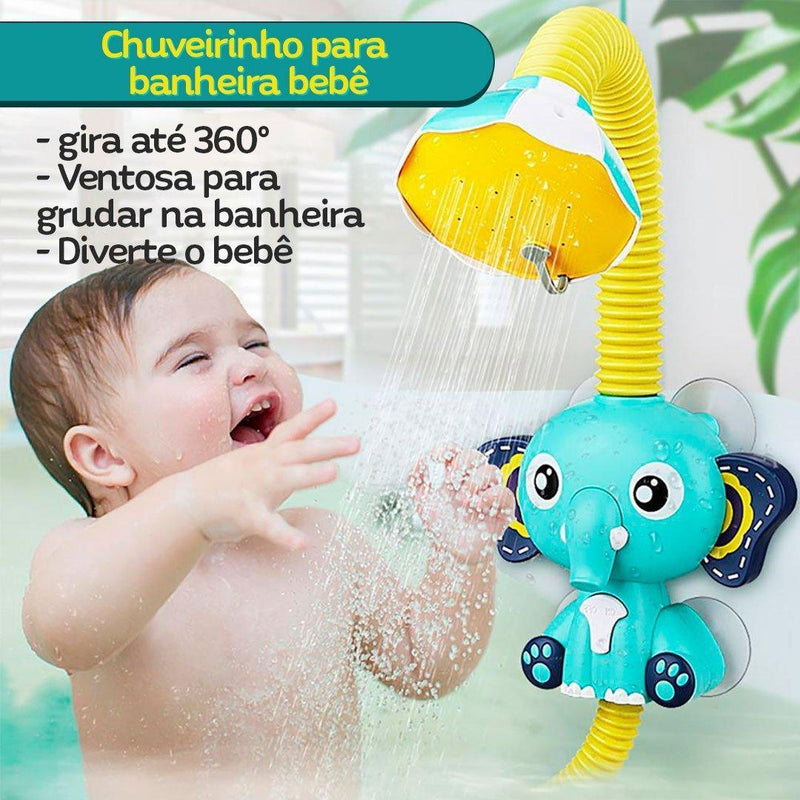 Chuveirinho Infantil Elefante Divertido - Oasiz - Oasiz