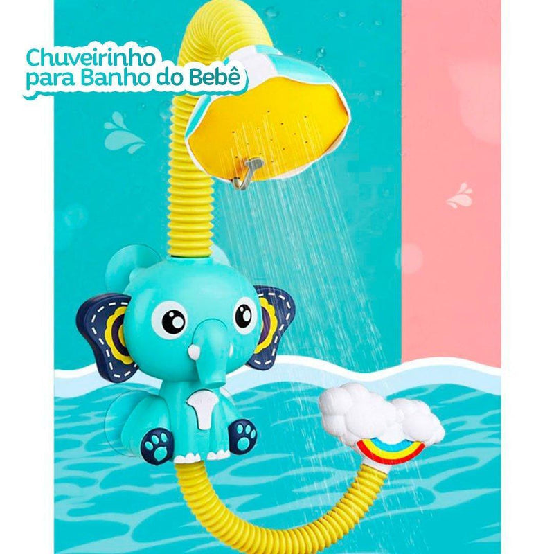 Chuveirinho Infantil Elefante Divertido - Oasiz - Oasiz