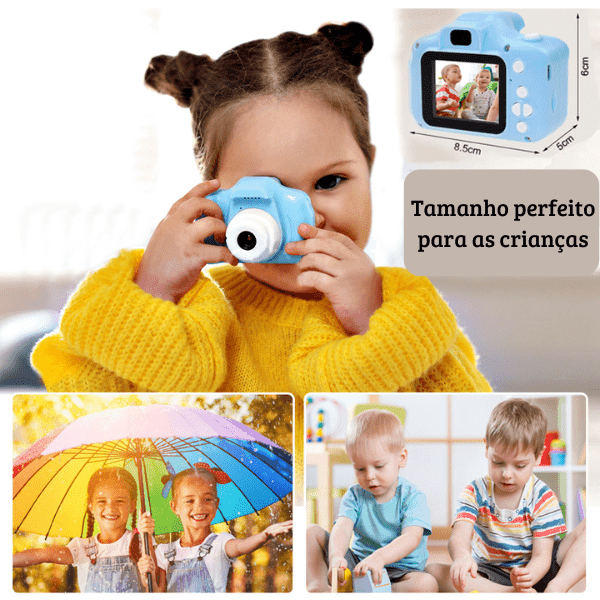 Câmera Digital Infantil 3 em 1 + Brinde Cartão 32gb - Oasiz - Oasiz