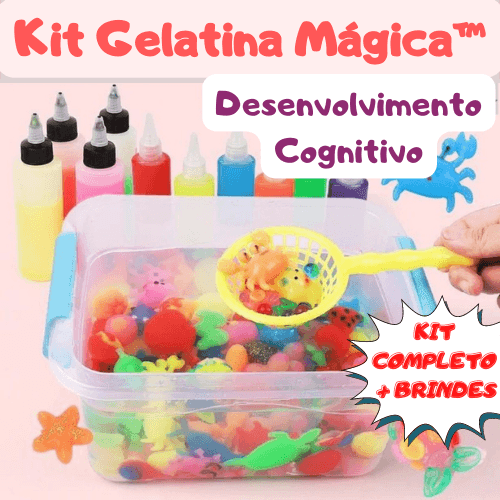 Gelatina Mágica Kit Desenvolvimento Cognitivo - Oasiz - Oasiz