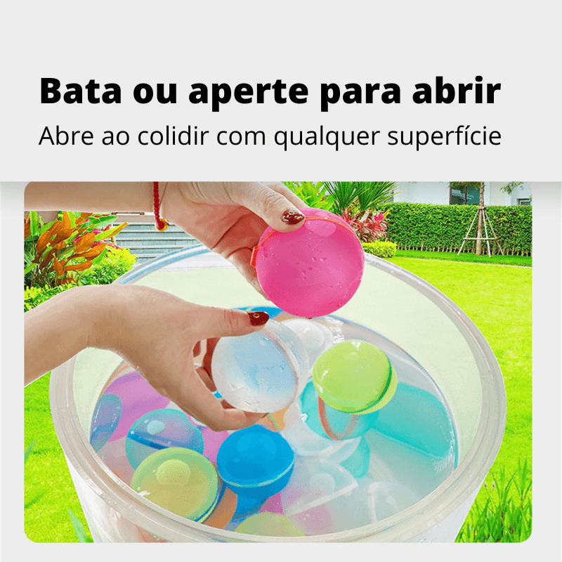 Balões de Água Reutilizáveis Brinquedo de Verão - Oasiz - Oasiz