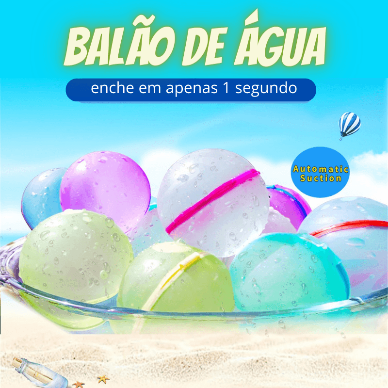 Balões de Água Reutilizáveis Brinquedo de Verão - Oasiz - Oasiz