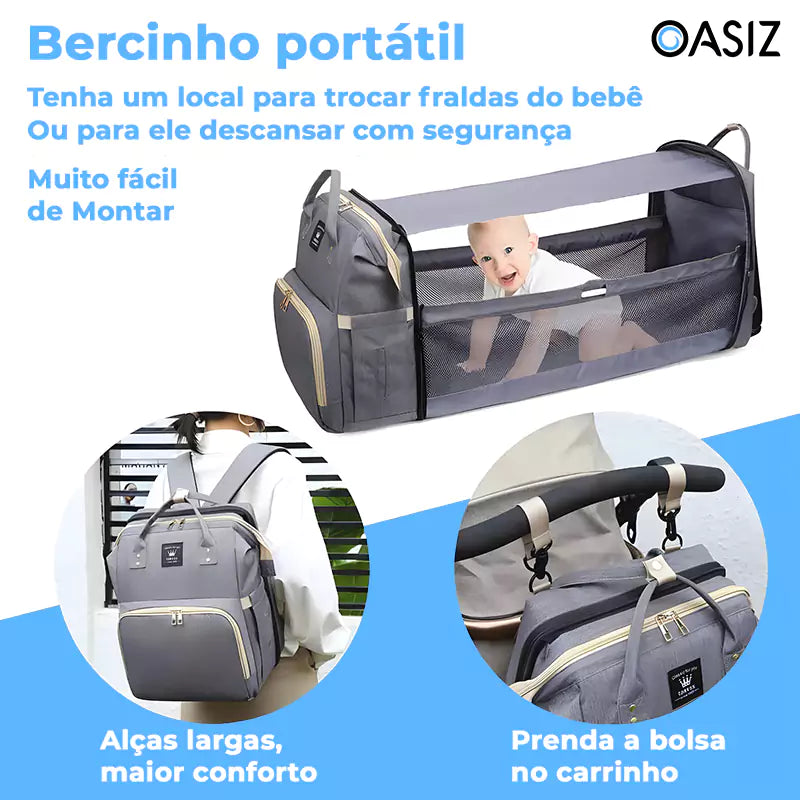 Bolsa Maternidade 3 em 1 Mommy Help - Oasiz