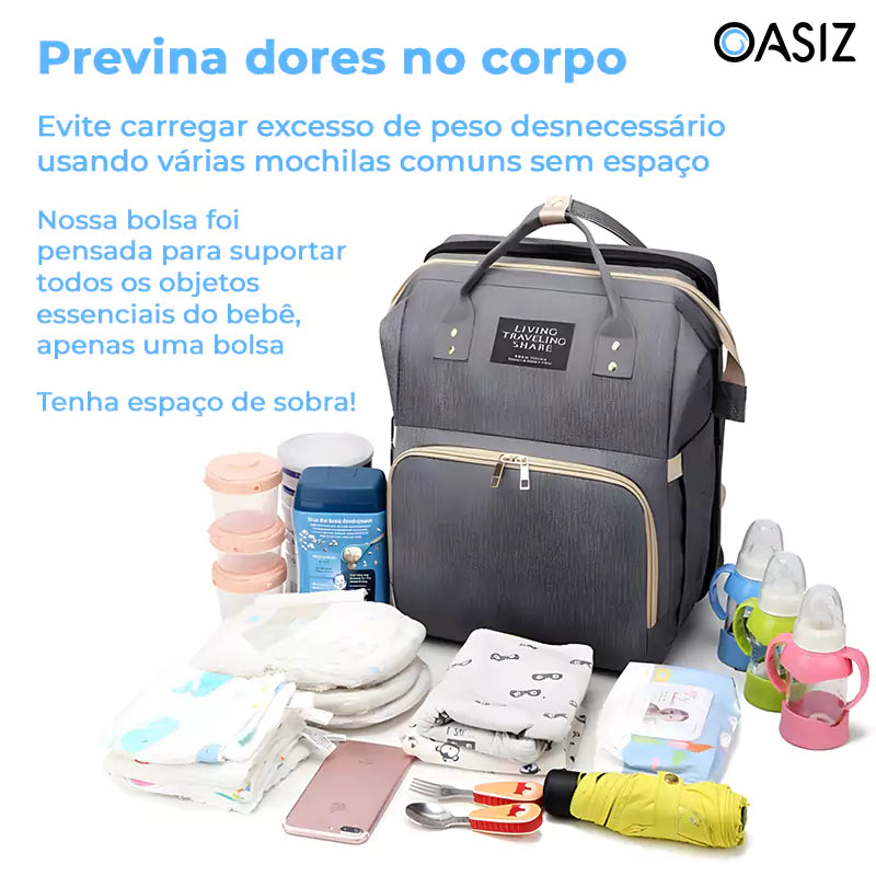 Bolsa Maternidade 3 em 1 Mommy Help - Oasiz